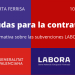 Conoce todas las ayudas para la contratación laboral: Subvenciones LABORA 2020