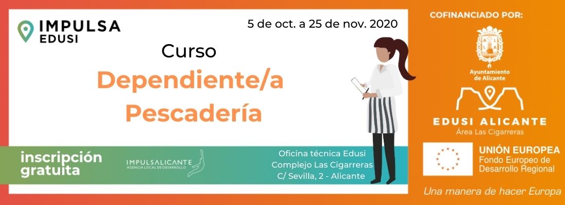 Dependienta/e de pescadería - PLAZAS AGOTADAS