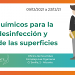 Productos químicos para la limpieza, desinfección y tratamiento de las superficies