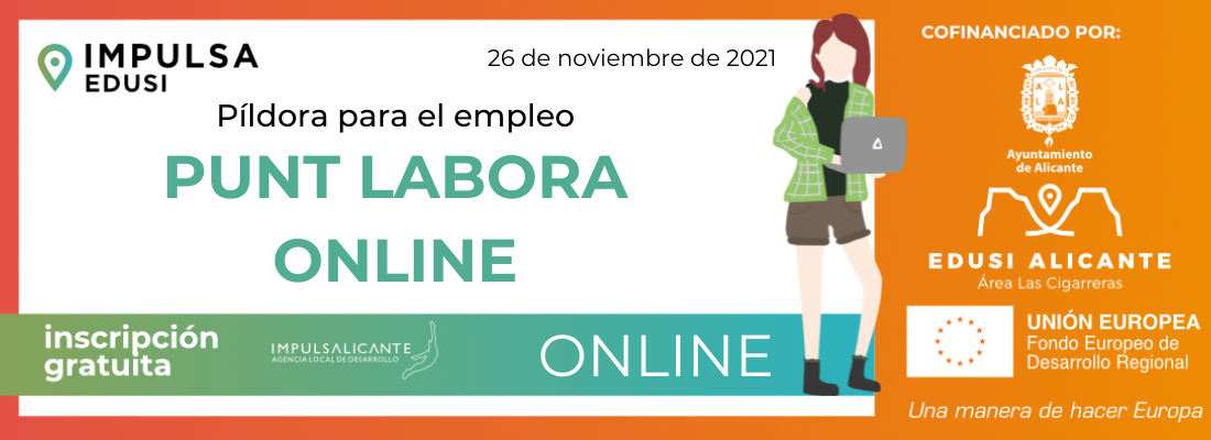 Píldora para el empleo: Punt Labora ONLINE
