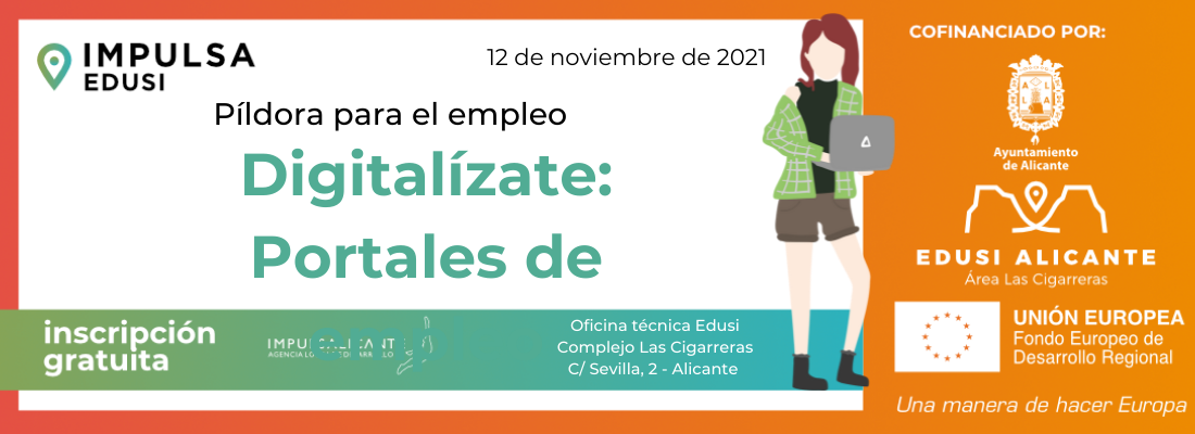 Píldora para el empleo: Digitalízate: Portales de empleo