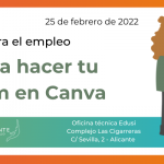 Píldora para el empleo: Aprende a hacer tu currículum en Canva