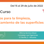 Productos químicos para la limpieza, desinfección y tratamiento de superficies