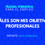 Píldora para el empleo - Online: Cuáles son mis objetivos profesionales