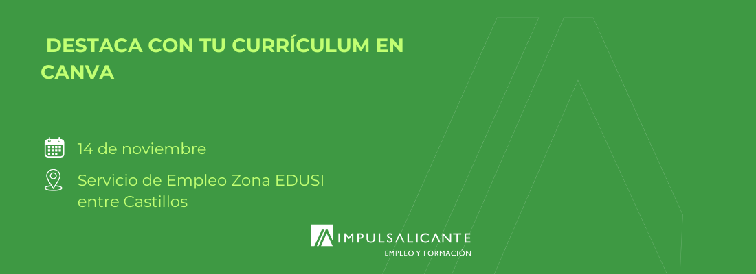 DESTACA CON TU CURRÍCULUM EN CANVA